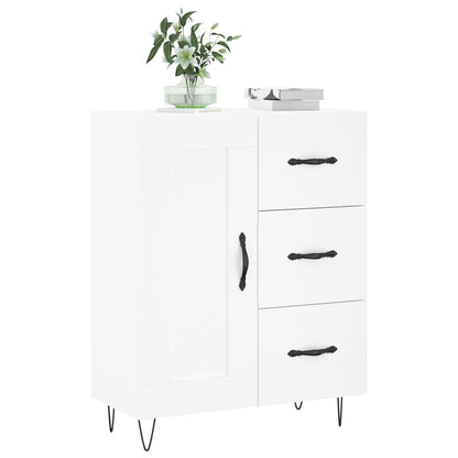 Credenza Bianca 69,5x34x90 cm in Legno Multistrato | homemem39