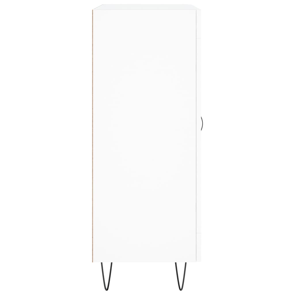 Credenza Bianca 69,5x34x90 cm in Legno Multistrato | homemem39