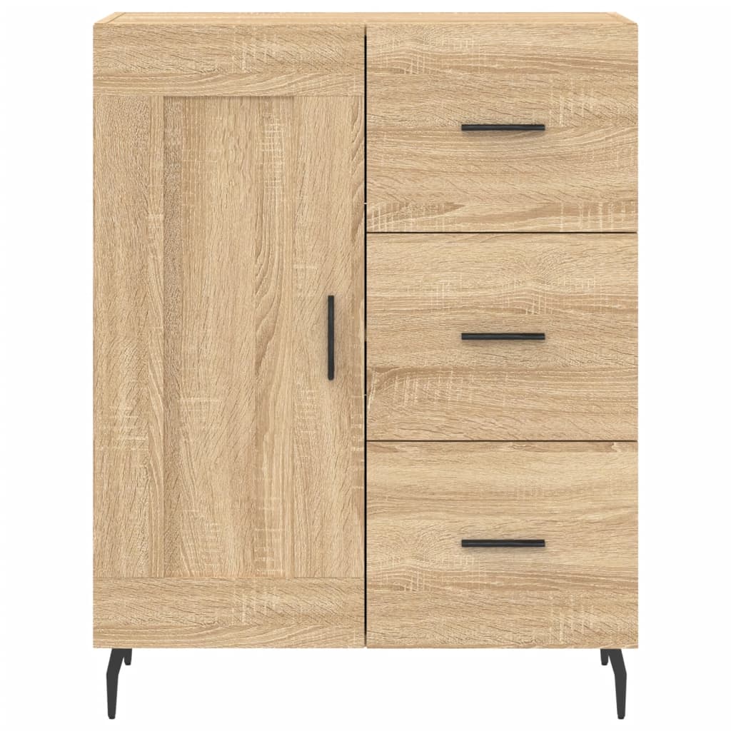 Credenza Rovere Sonoma 69,5x34x90 cm in Legno Multistrato - homemem39