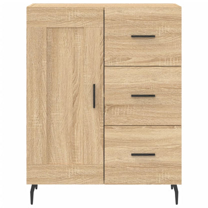 Credenza Rovere Sonoma 69,5x34x90 cm in Legno Multistrato