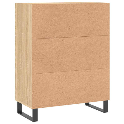 Credenza Rovere Sonoma 69,5x34x90 cm in Legno Multistrato