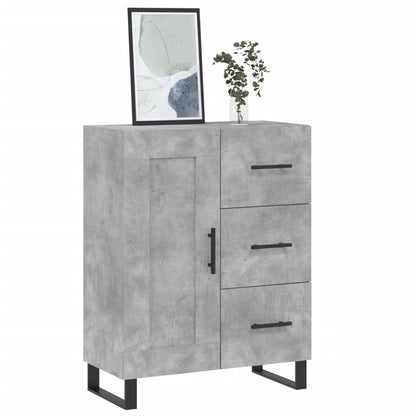 Credenza Grigio Cemento 69,5x34x90 cm in Legno Multistrato - homemem39
