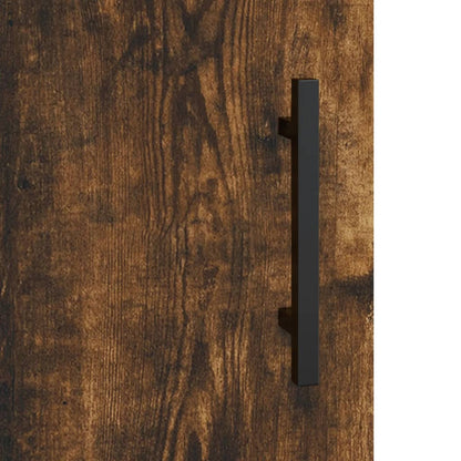 Credenza Rovere Fumo 69,5x34x90 cm in Legno Multistrato