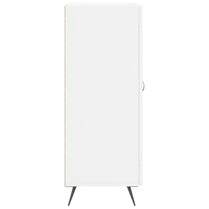 Credenza Bianca 34,5x34x90 cm in Legno Multistrato