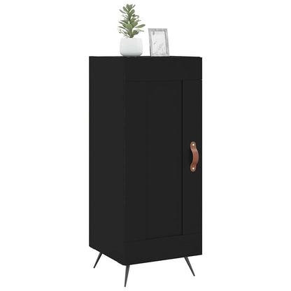 Credenza Nero 34,5x34x90 cm in Legno Multistrato | homemem39