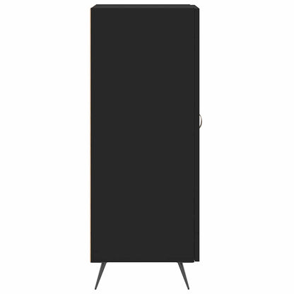 Credenza Nero 34,5x34x90 cm in Legno Multistrato | homemem39