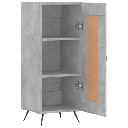 Credenza Grigio Cemento 34,5x34x90 cm in Legno Multistrato - homemem39