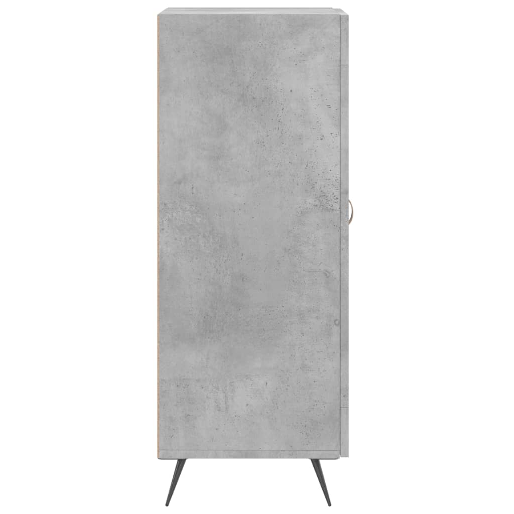 Credenza Grigio Cemento 34,5x34x90 cm in Legno Multistrato - homemem39