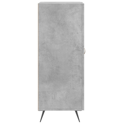 Credenza Grigio Cemento 34,5x34x90 cm in Legno Multistrato - homemem39