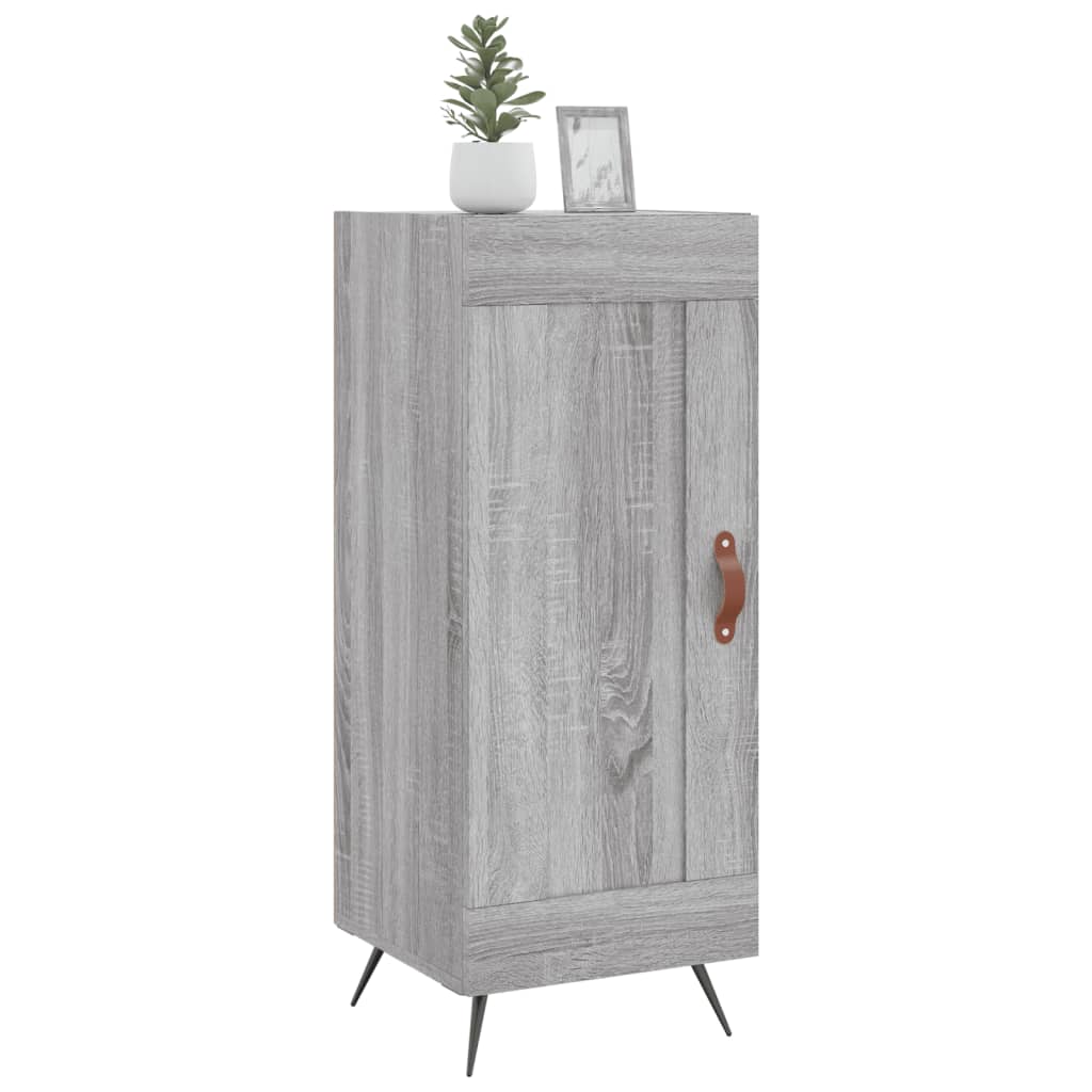 Credenza Grigio Sonoma 34,5x34x90 cm in Legno Multistrato - homemem39
