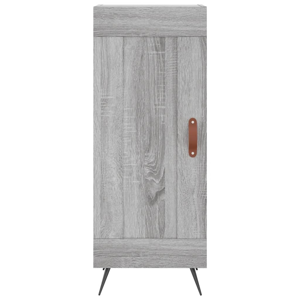Credenza Grigio Sonoma 34,5x34x90 cm in Legno Multistrato - homemem39