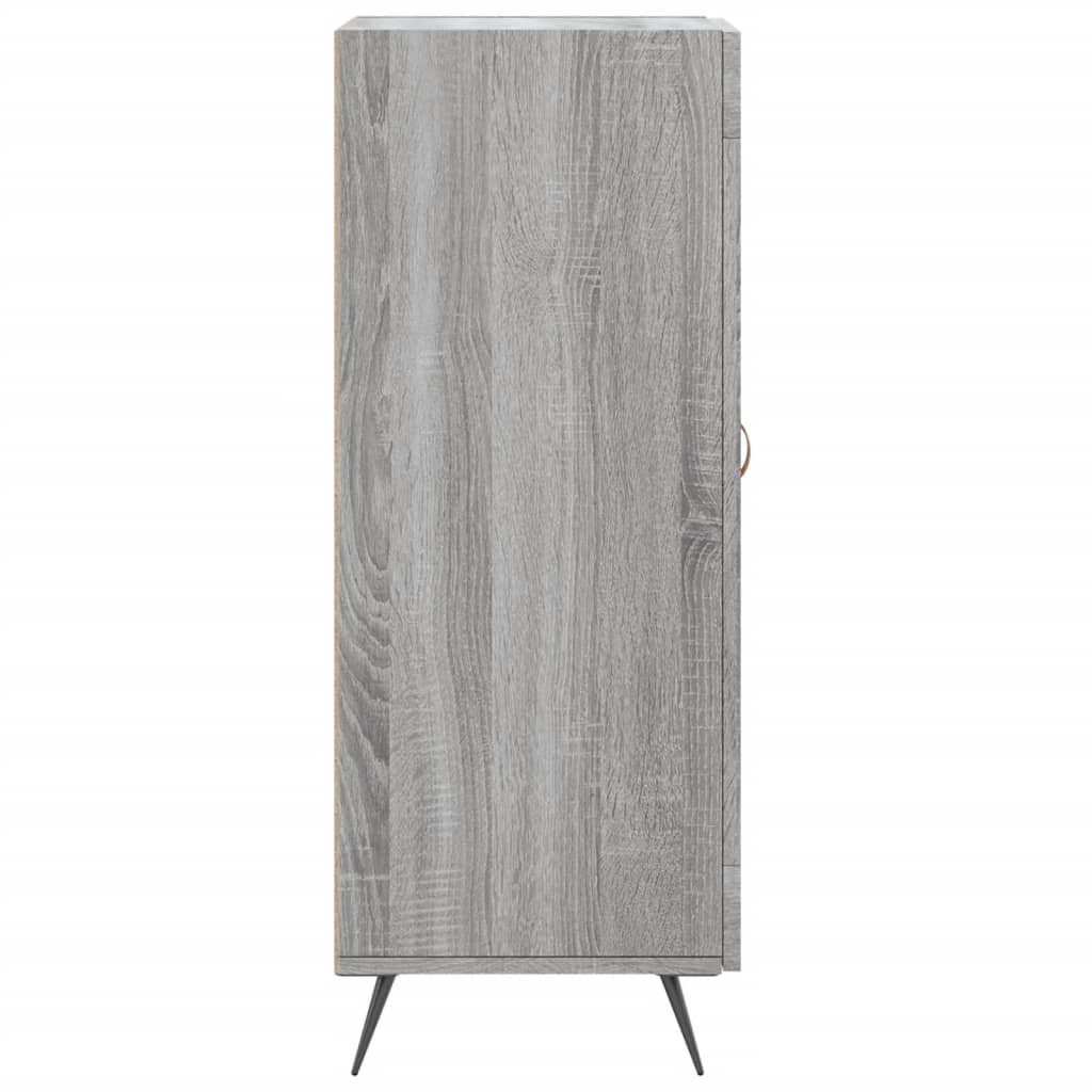 Credenza Grigio Sonoma 34,5x34x90 cm in Legno Multistrato - homemem39