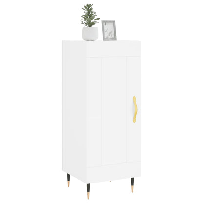 Credenza Bianca 34,5x34x90 cm in Legno Multistrato - homemem39