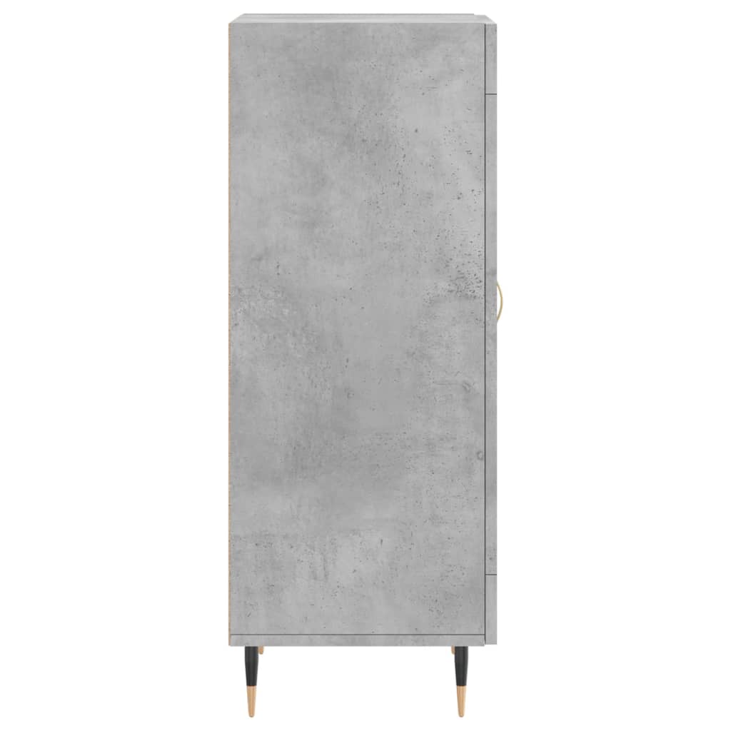 Credenza Grigio Cemento 34,5x34x90 cm in Legno Multistrato - homemem39