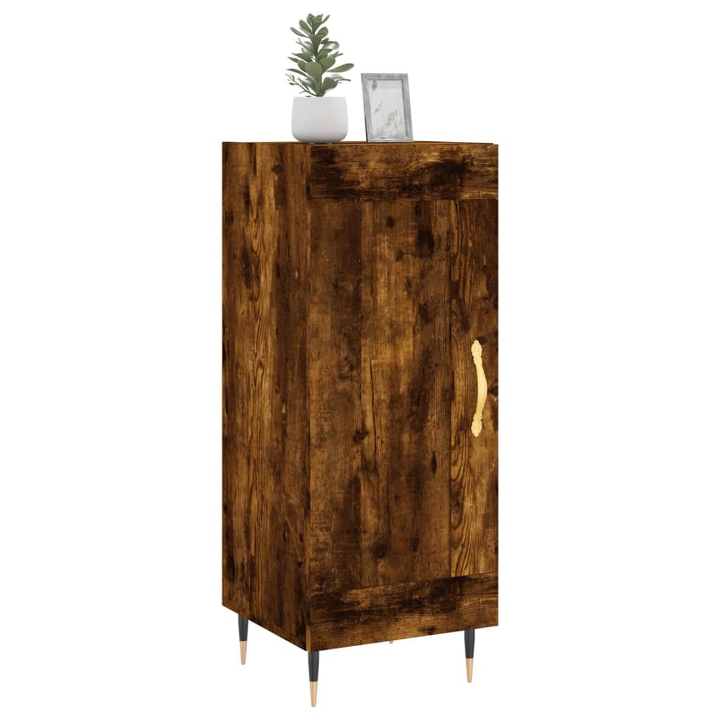 Credenza Rovere Fumo 34,5x34x90 cm in Legno Multistrato - homemem39