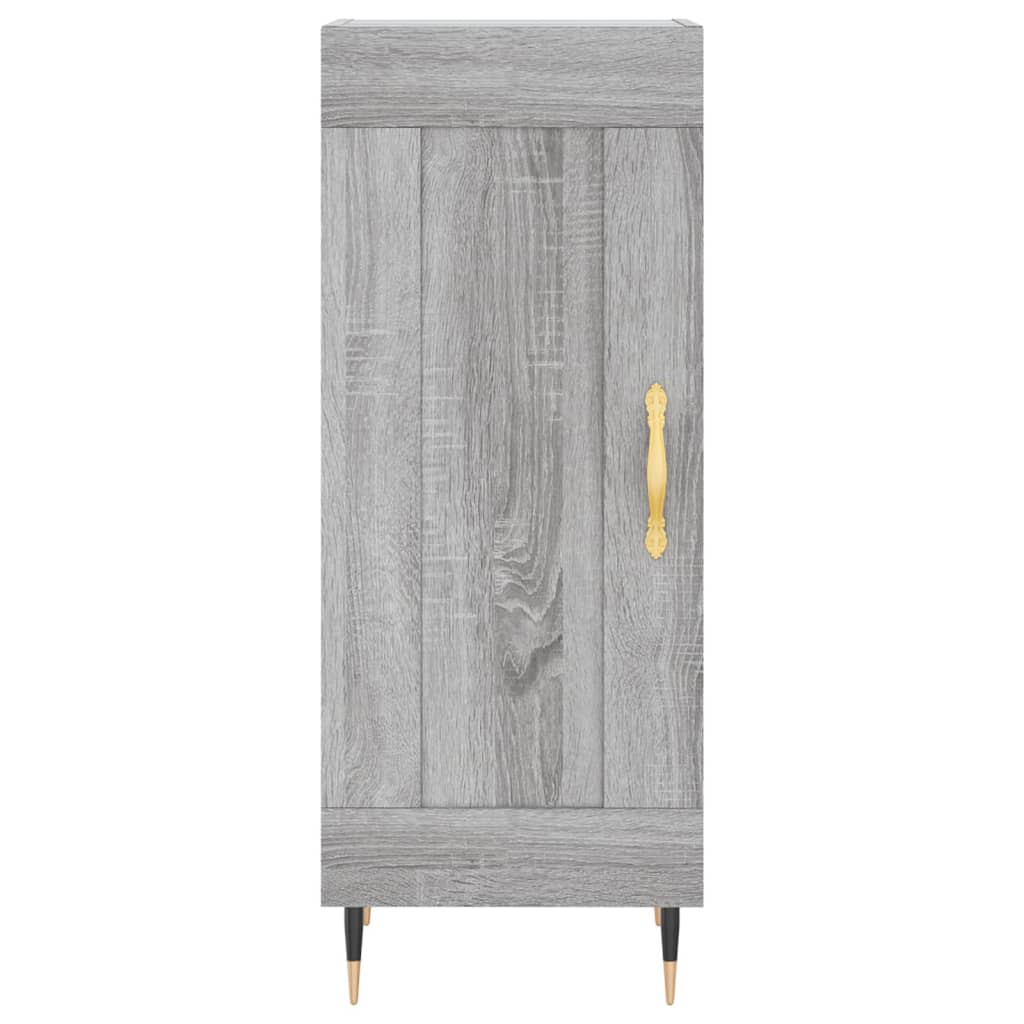 Credenza Grigio Sonoma 34,5x34x90 cm in Legno Multistrato - homemem39
