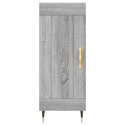 Credenza Grigio Sonoma 34,5x34x90 cm in Legno Multistrato - homemem39