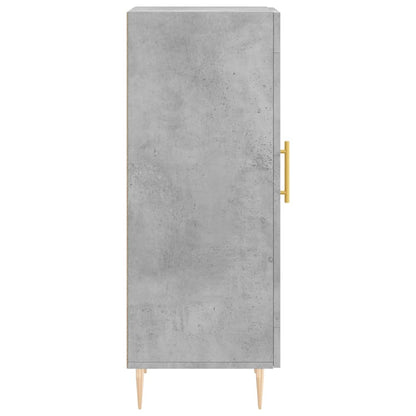 Credenza Grigio Cemento 34,5x34x90 cm in Legno Multistrato - homemem39