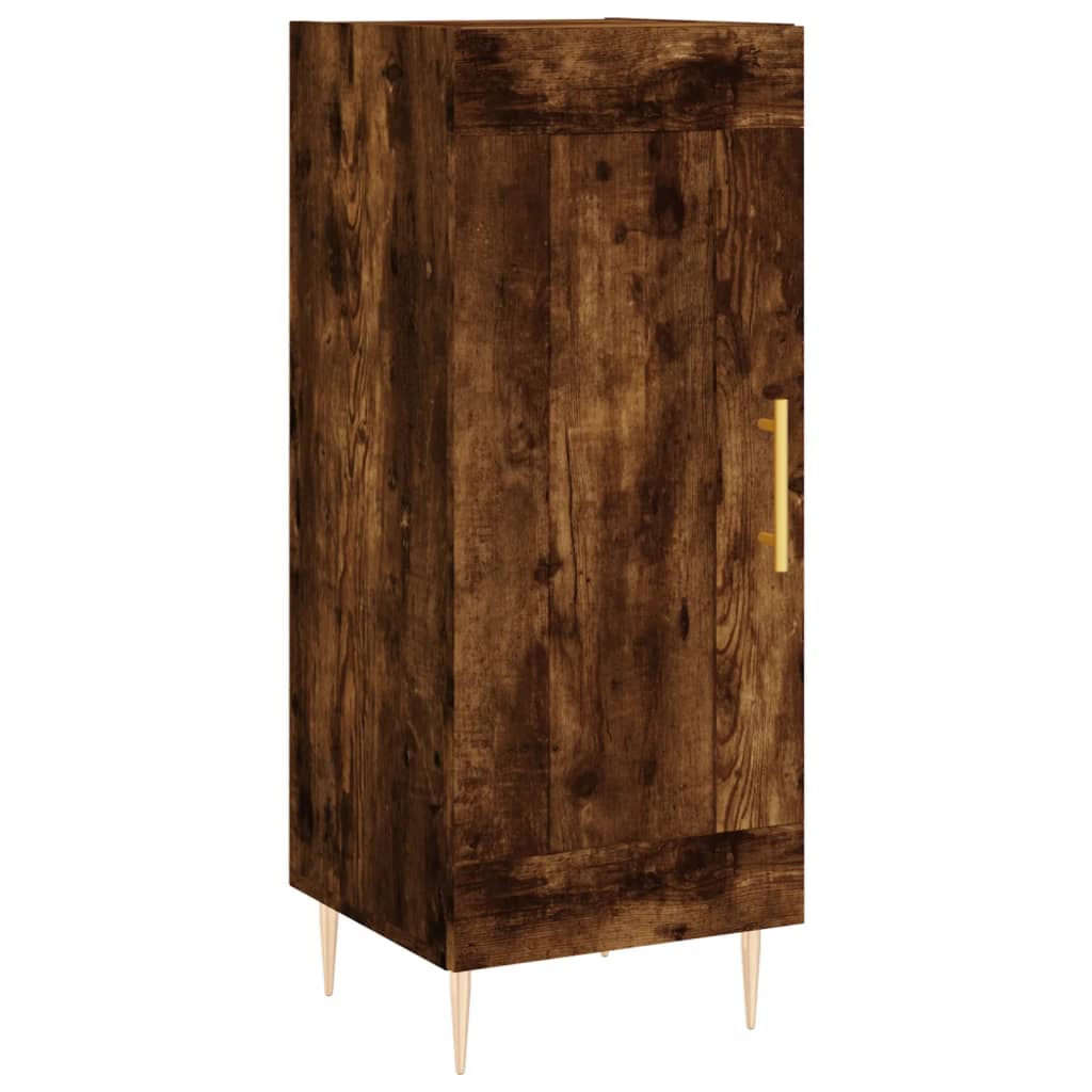 Credenza Rovere Fumo 34,5x34x90 cm in Legno Multistrato - homemem39