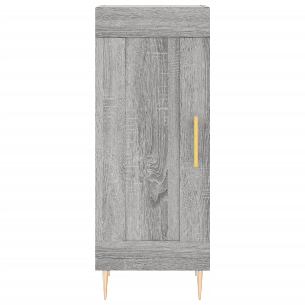 Credenza Grigio Sonoma 34,5x34x90 cm in Legno Multistrato - homemem39