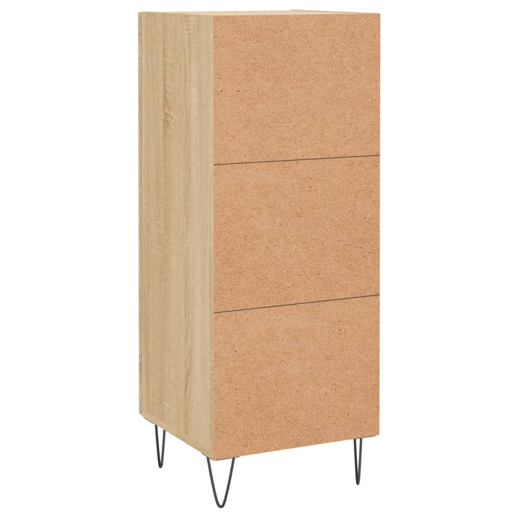 Credenza Rovere Sonoma 34,5x34x90 cm in Legno Multistrato