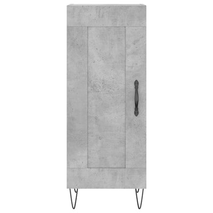 Credenza Grigio Cemento 34,5x34x90 cm in Legno Multistrato - homemem39