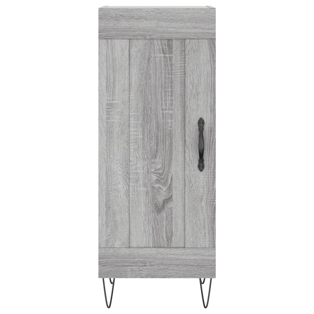 Credenza Grigio Sonoma 34,5x34x90 cm in Legno Multistrato - homemem39