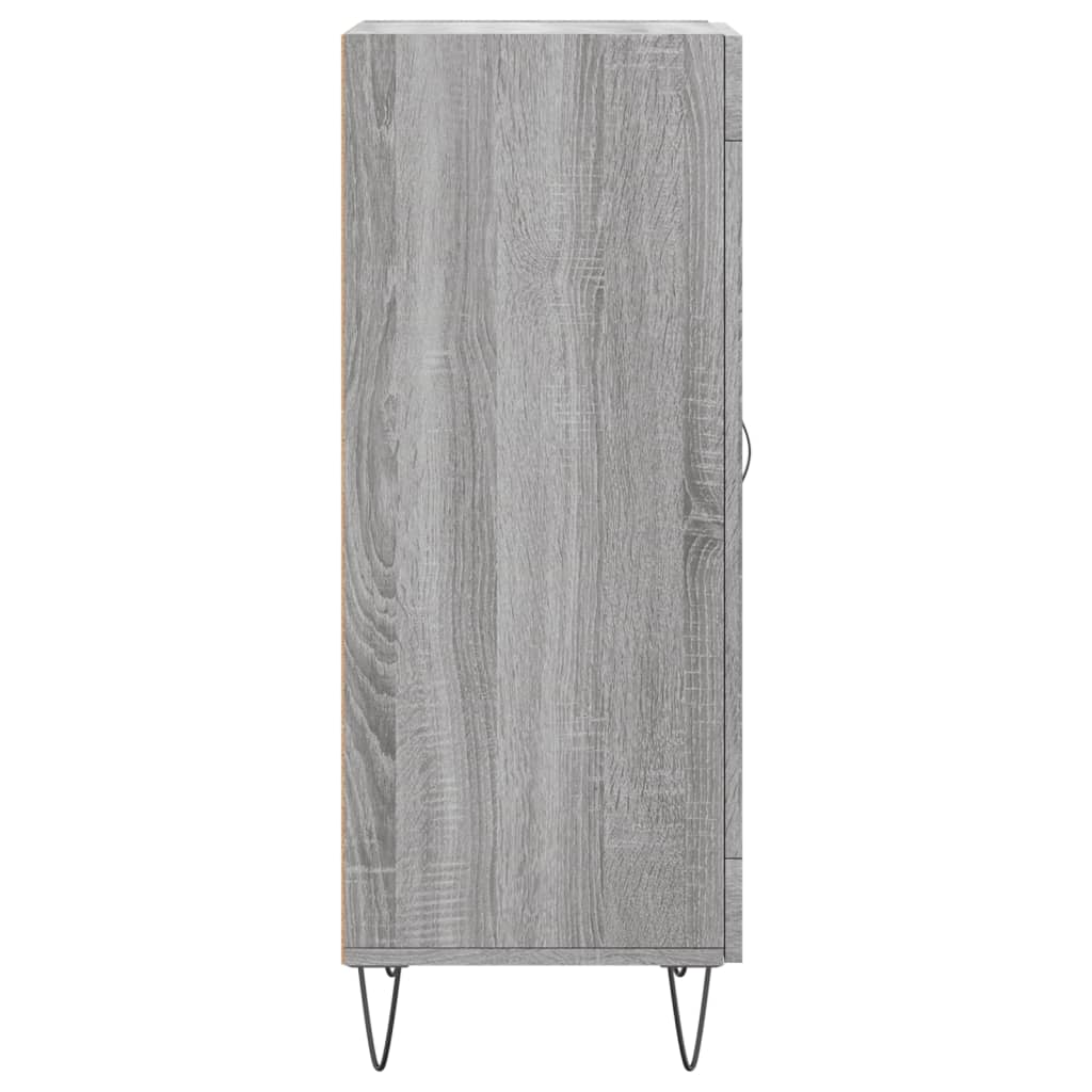 Credenza Grigio Sonoma 34,5x34x90 cm in Legno Multistrato - homemem39