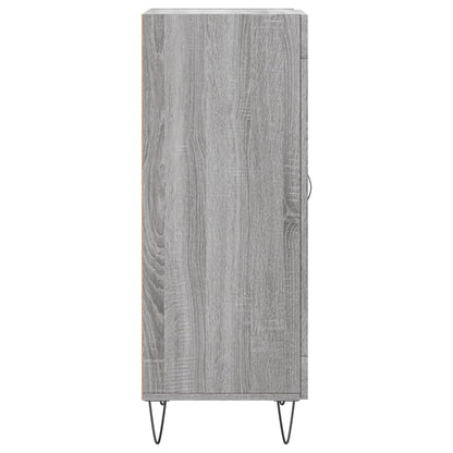 Credenza Grigio Sonoma 34,5x34x90 cm in Legno Multistrato - homemem39