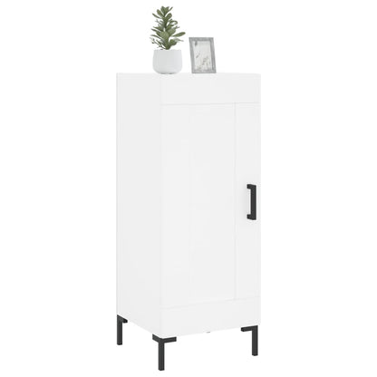 Credenza Bianca 34,5x34x90 cm in Legno Multistrato