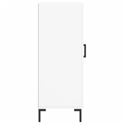 Credenza Bianca 34,5x34x90 cm in Legno Multistrato