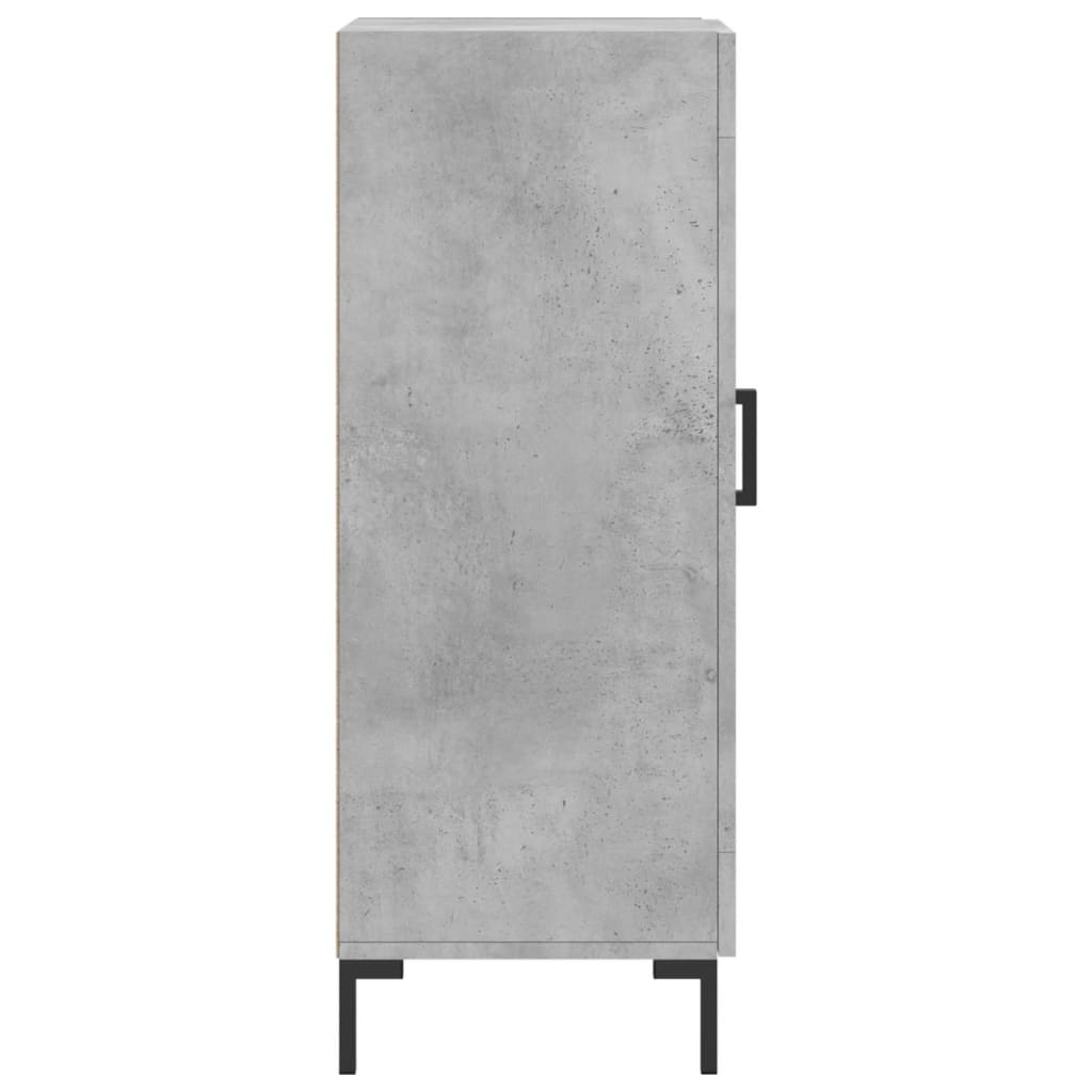 Credenza Grigio Cemento 34,5x34x90 cm in Legno Multistrato - homemem39