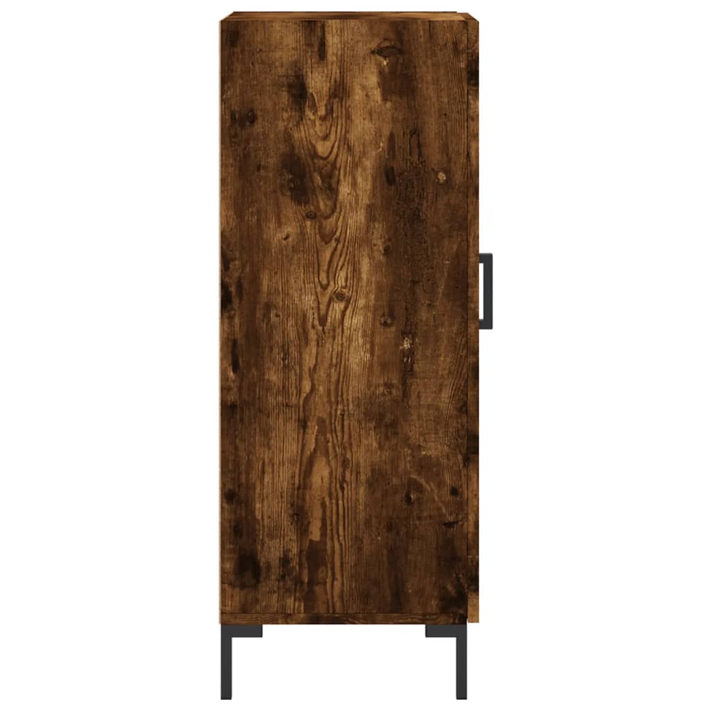 Credenza Rovere Fumo 34,5x34x90 cm in Legno Multistrato - homemem39
