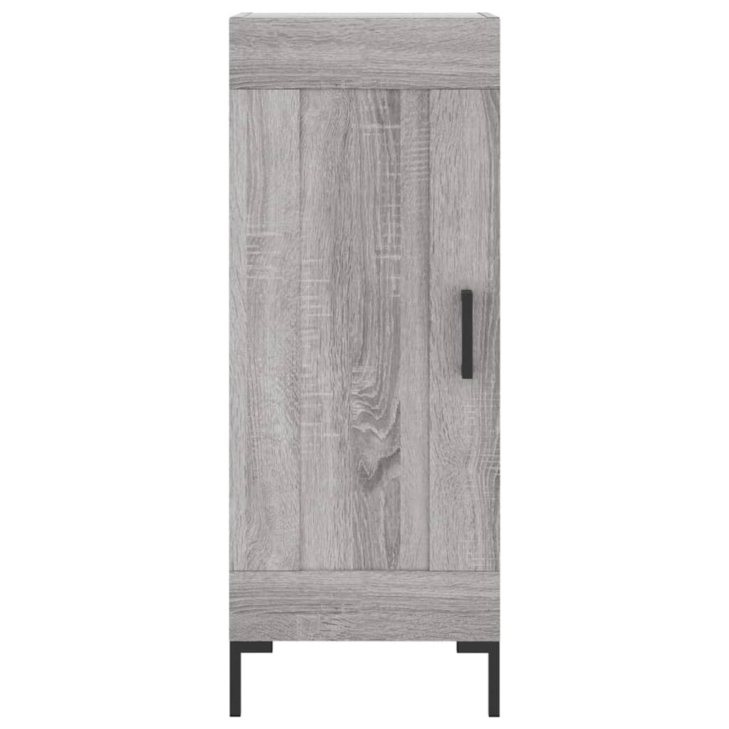 Credenza Grigio Sonoma 34,5x34x90 cm in Legno Multistrato | homemem39