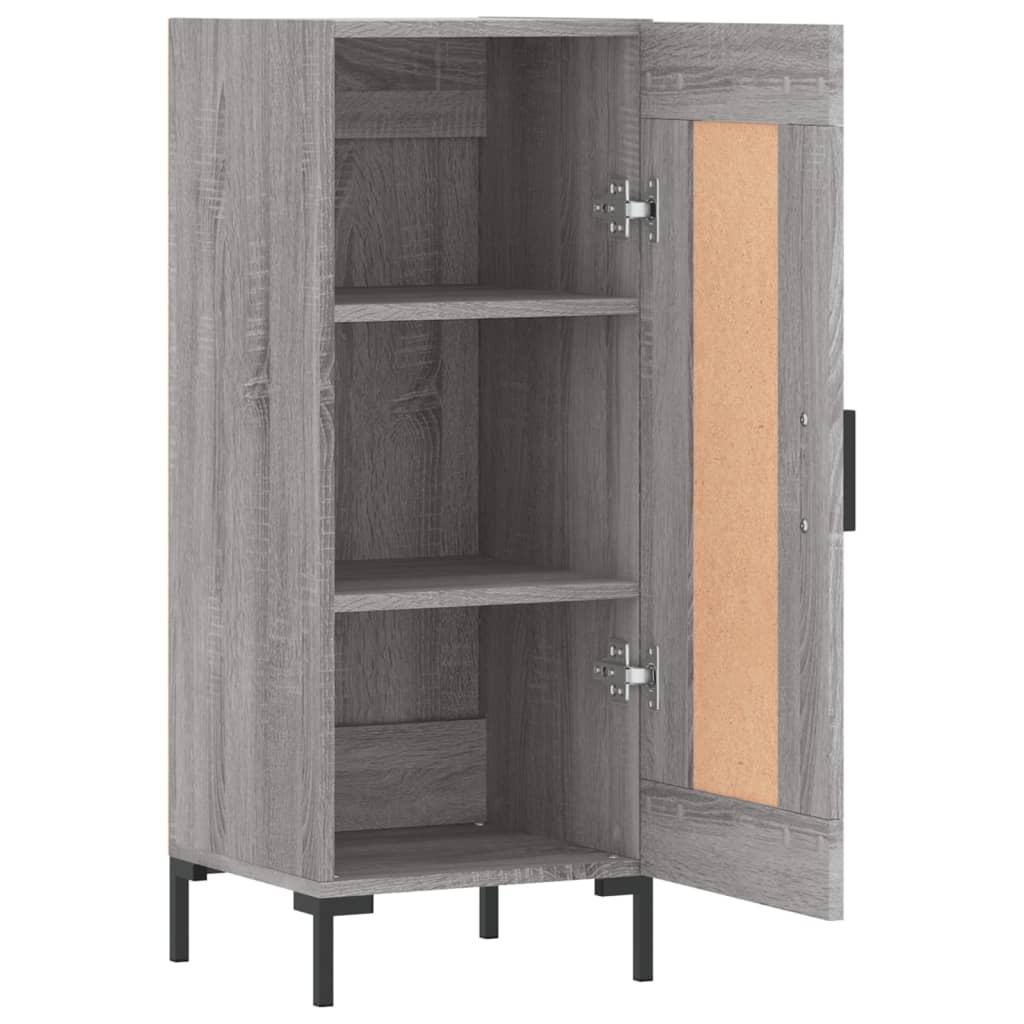 Credenza Grigio Sonoma 34,5x34x90 cm in Legno Multistrato | homemem39