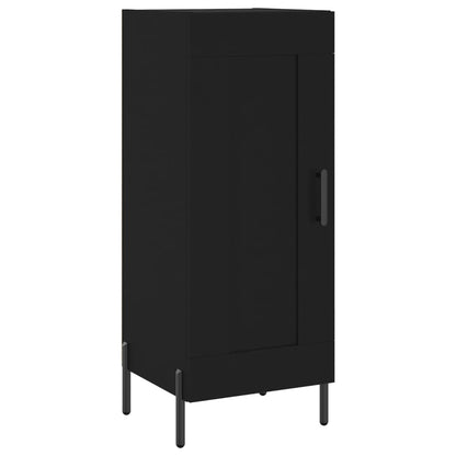 Credenza Nero 34,5x34x90 cm in Legno Multistrato - homemem39