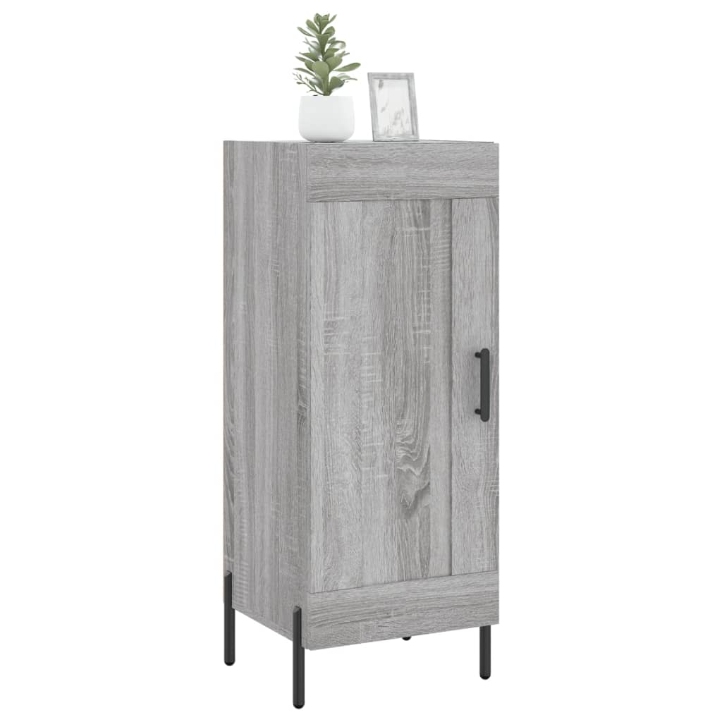 Credenza Grigio Sonoma 34,5x34x90 cm in Legno Multistrato