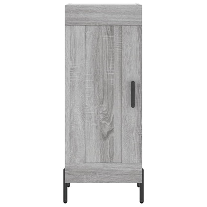 Credenza Grigio Sonoma 34,5x34x90 cm in Legno Multistrato - homemem39