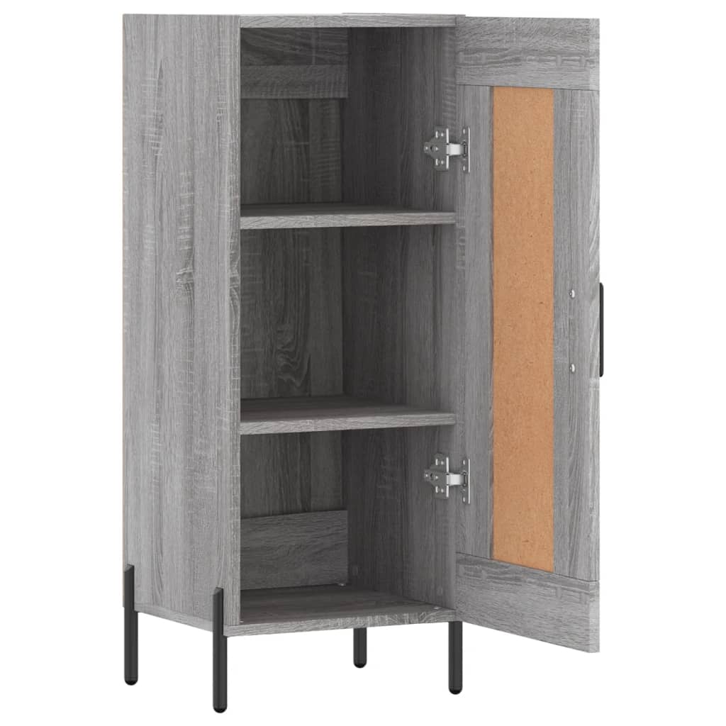 Credenza Grigio Sonoma 34,5x34x90 cm in Legno Multistrato | homemem39