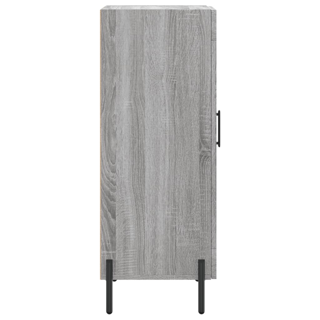 Credenza Grigio Sonoma 34,5x34x90 cm in Legno Multistrato