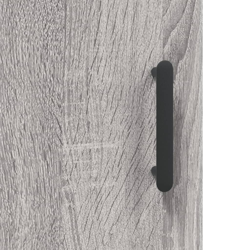 Credenza Grigio Sonoma 34,5x34x90 cm in Legno Multistrato | homemem39