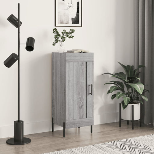 Credenza Grigio Sonoma 34,5x34x90 cm in Legno Multistrato | homemem39