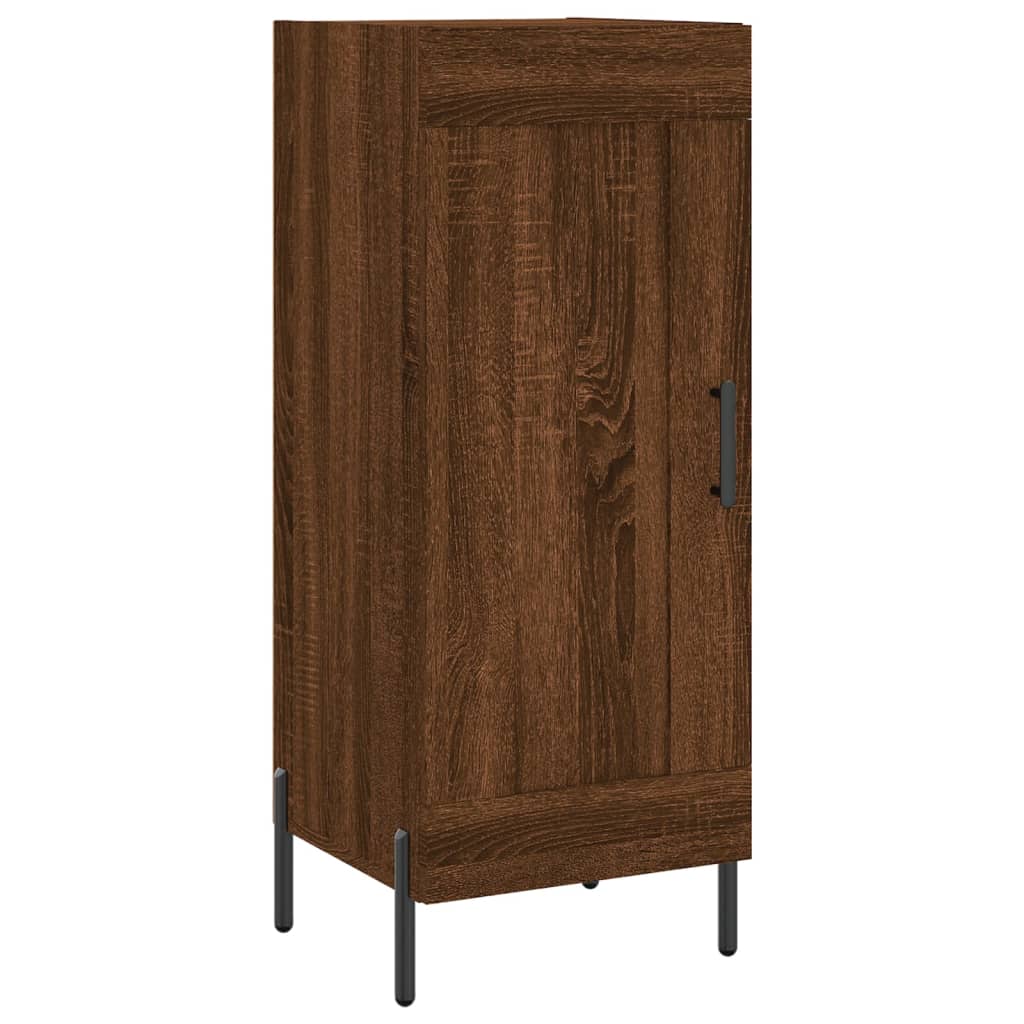 Credenza Rovere Marrone 34,5x34x90 cm in Legno Multistrato | homemem39