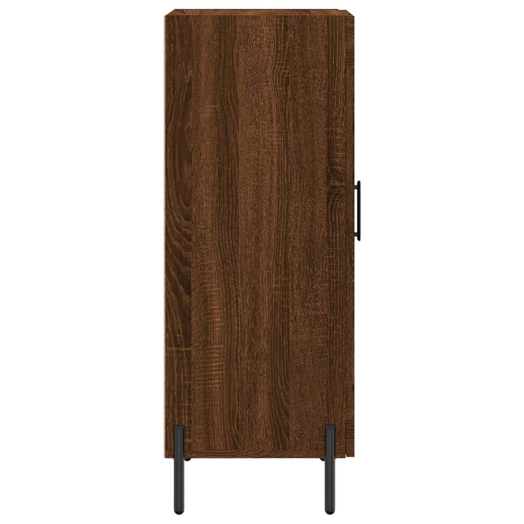 Credenza Rovere Marrone 34,5x34x90 cm in Legno Multistrato | homemem39