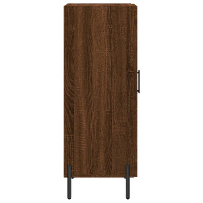 Credenza Rovere Marrone 34,5x34x90 cm in Legno Multistrato | homemem39