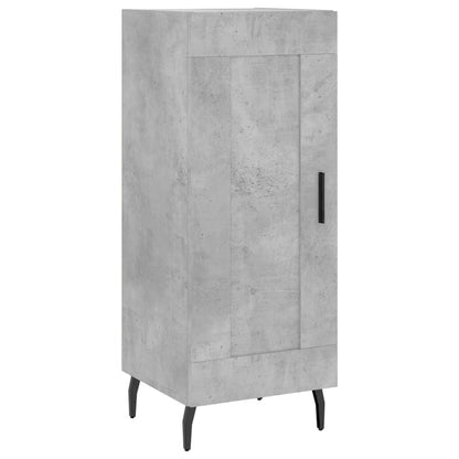 Credenza Grigio Cemento 34,5x34x90 cm in Legno Multistrato