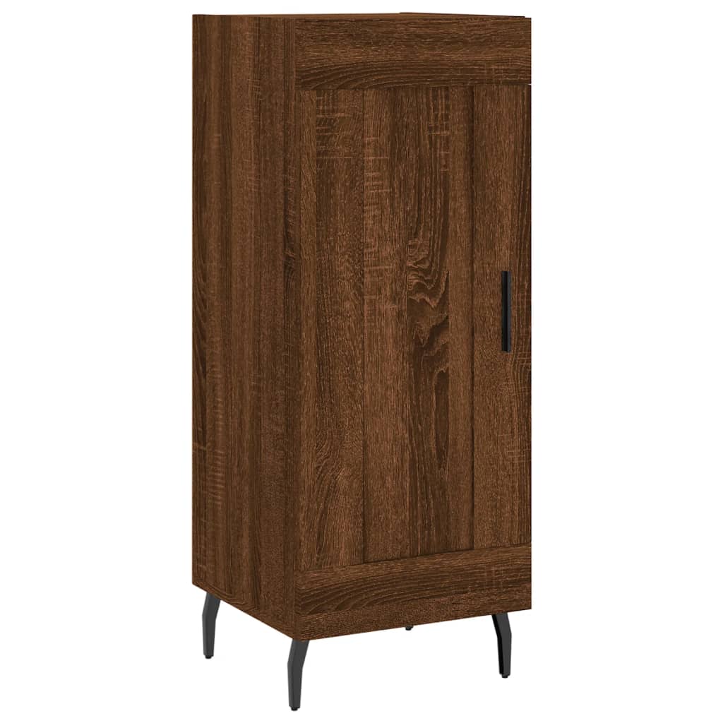 Credenza Rovere Marrone 34,5x34x90 cm in Legno Multistrato | homemem39