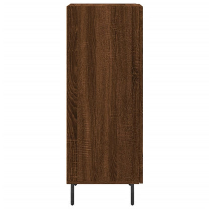 Credenza Rovere Marrone 34,5x34x90 cm in Legno Multistrato - homemem39