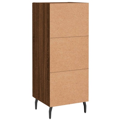 Credenza Rovere Marrone 34,5x34x90 cm in Legno Multistrato | homemem39