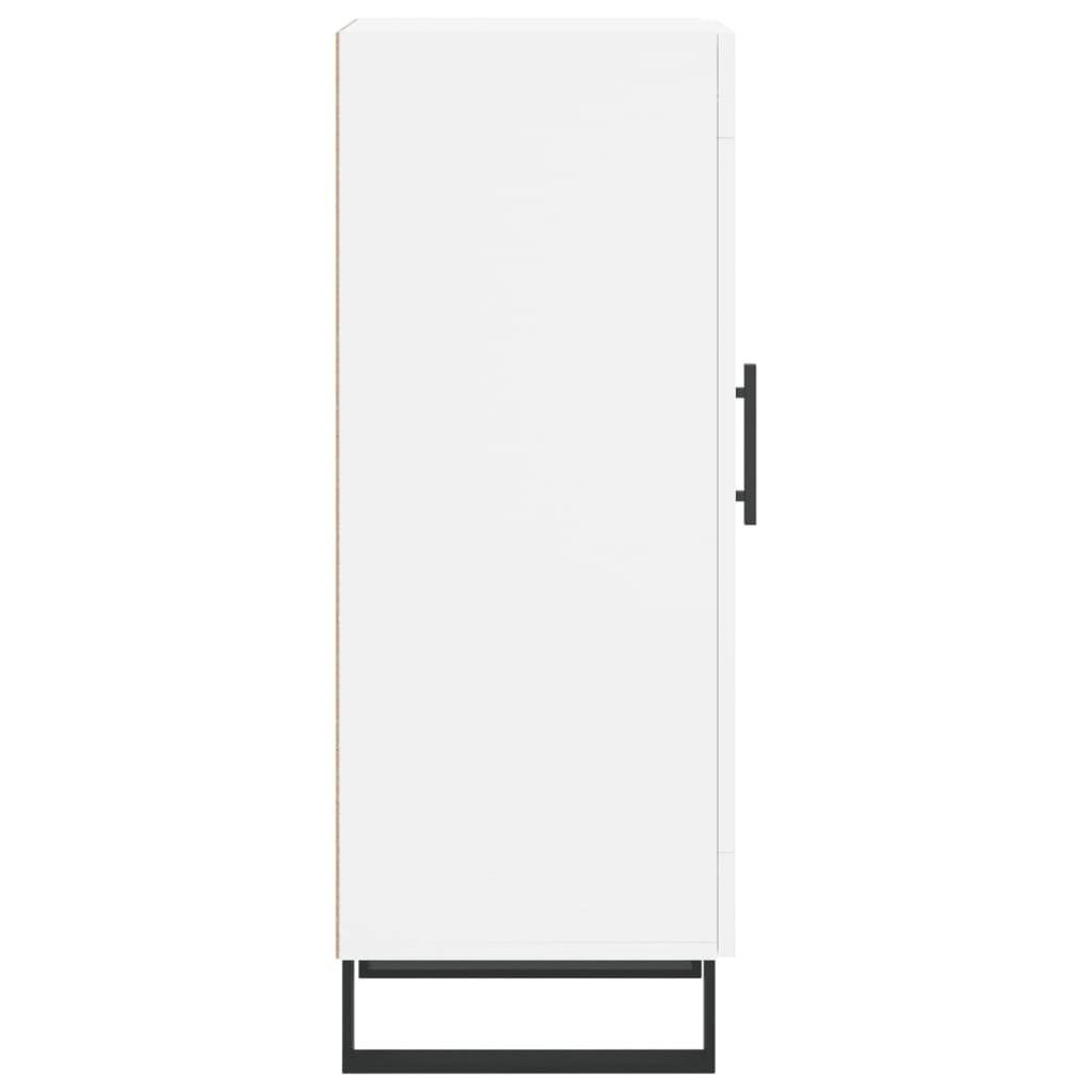 Credenza Bianca 34,5x34x90 cm in Legno Multistrato